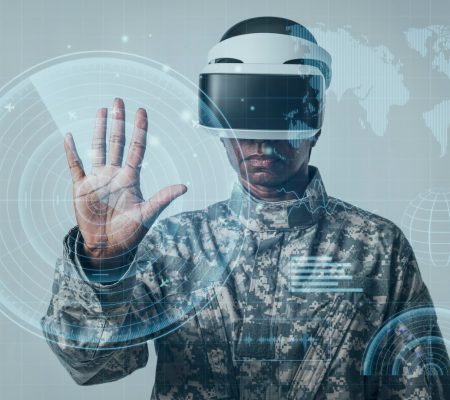female-soldier-using-futuristic-virtual-screen-army-technology_53876-98568